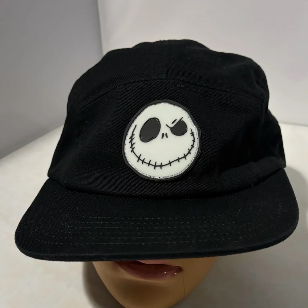 Black Adjustable Nightmare Before Christmas Jack Skellington Baseball Cap